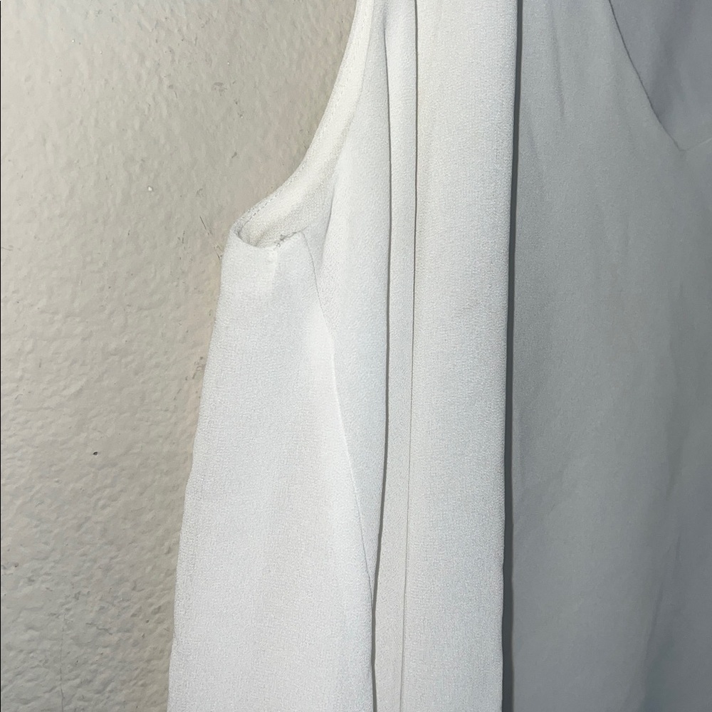 My Michelle Ivory Layered Blouse with Dark Embellishments - Picture 4 of 7
